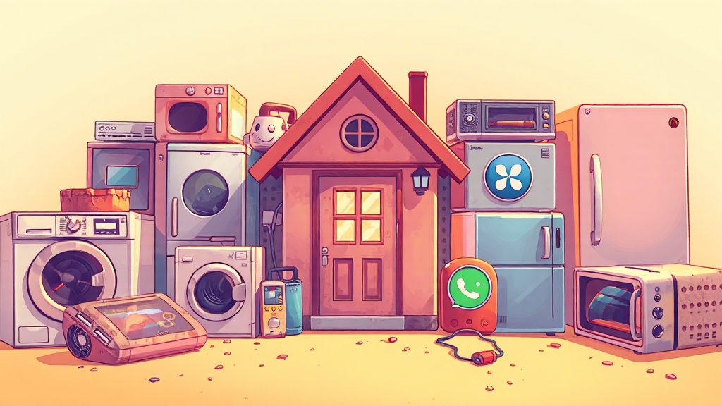 무상수거 신청 방법 3가지 (illustration 스타일)