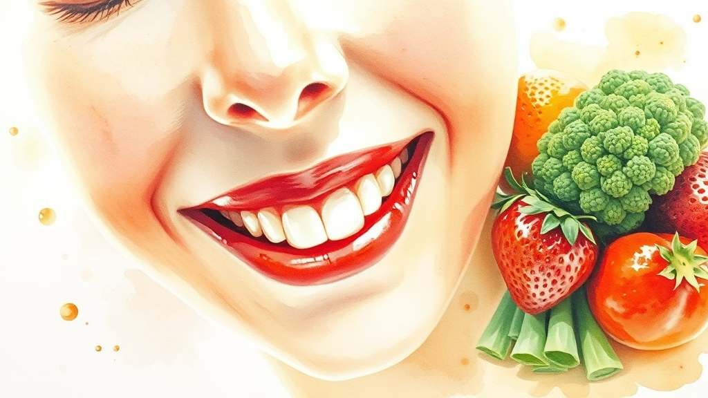 잇몸 건강, 왜 중요할까요? (watercolor 스타일)