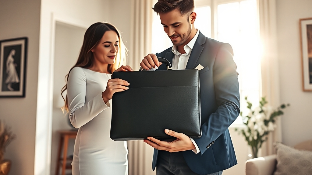 필요 서류, 꼼꼼하게 챙기세요! (realistic 스타일)