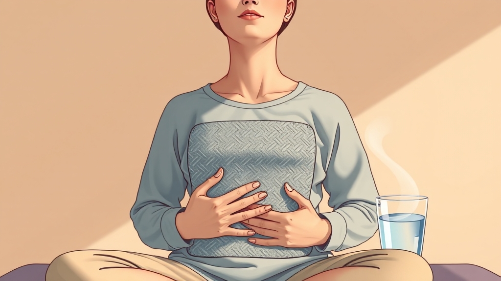 급체 완화하는 방법 (realistic 스타일)