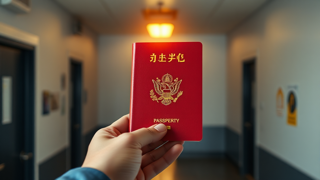 긴급 여권, 어떤 경우에 발급받을 수 있나요? (realistic 스타일)