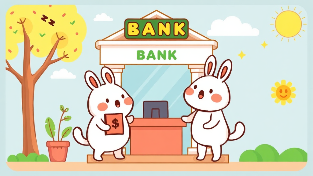 마이너스 통장 개설 방법 (cartoon 스타일)