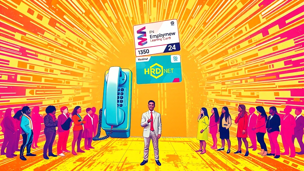 국민내일배움카드, 어떻게 신청할까? (popart 스타일)