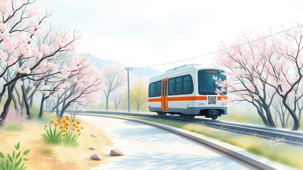 화담숲 모노레일 예약 방법 완벽 가이드 (watercolor 스타일)