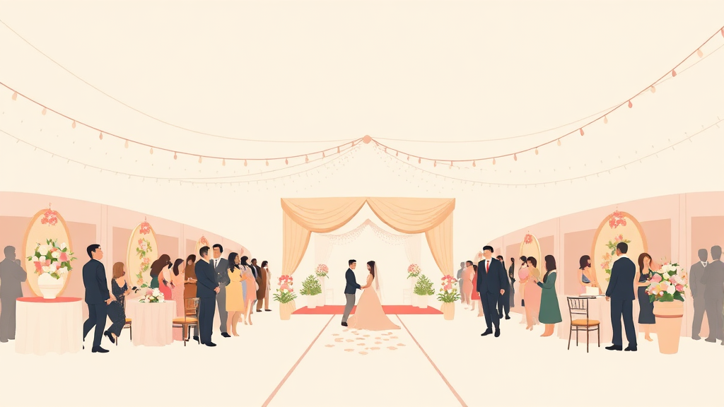 웨딩박람회, 무엇을 얻을 수 있나요? (illustration 스타일)