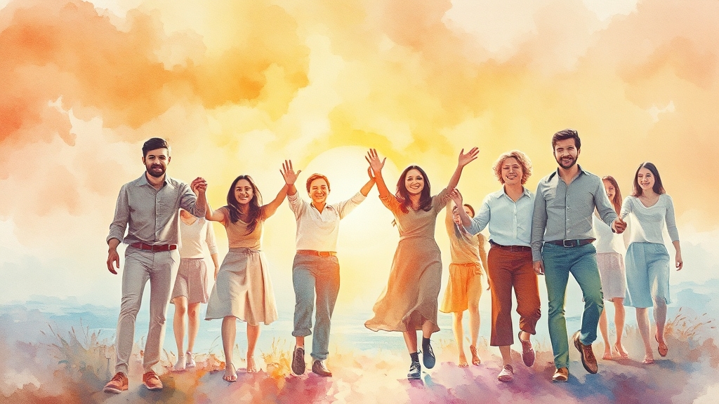 실업급여란? (watercolor 스타일)