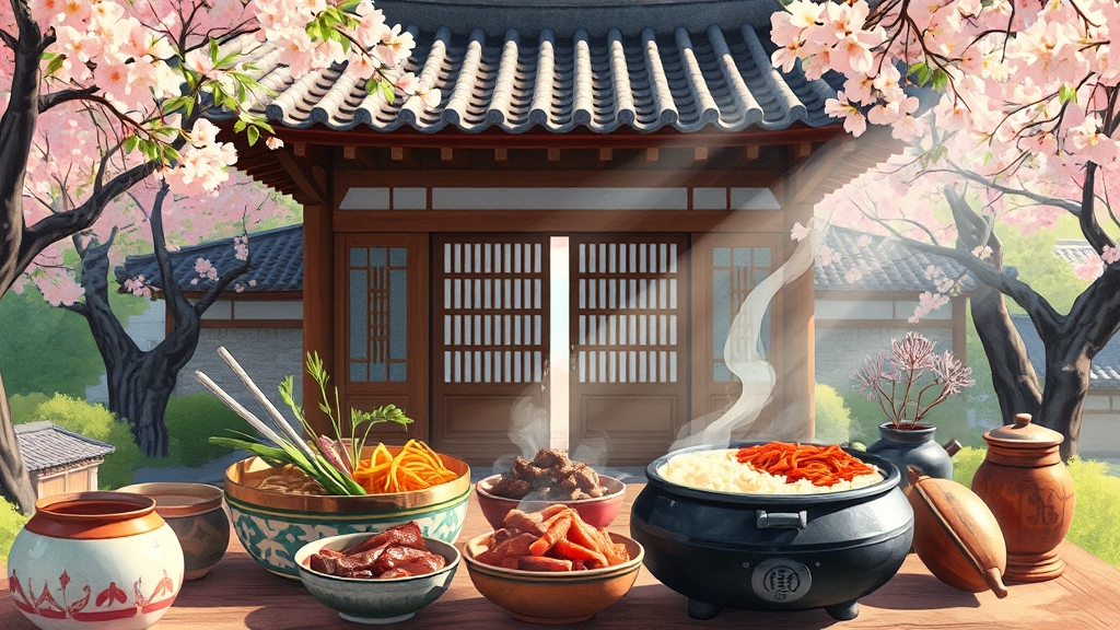 남원 맛집, 왜 특별할까? (illustration 스타일)