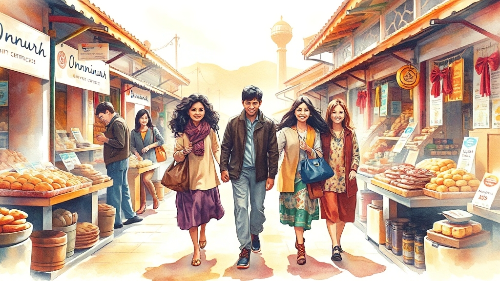 온누리상품권 정책과 앞으로의 방향 (watercolor 스타일)