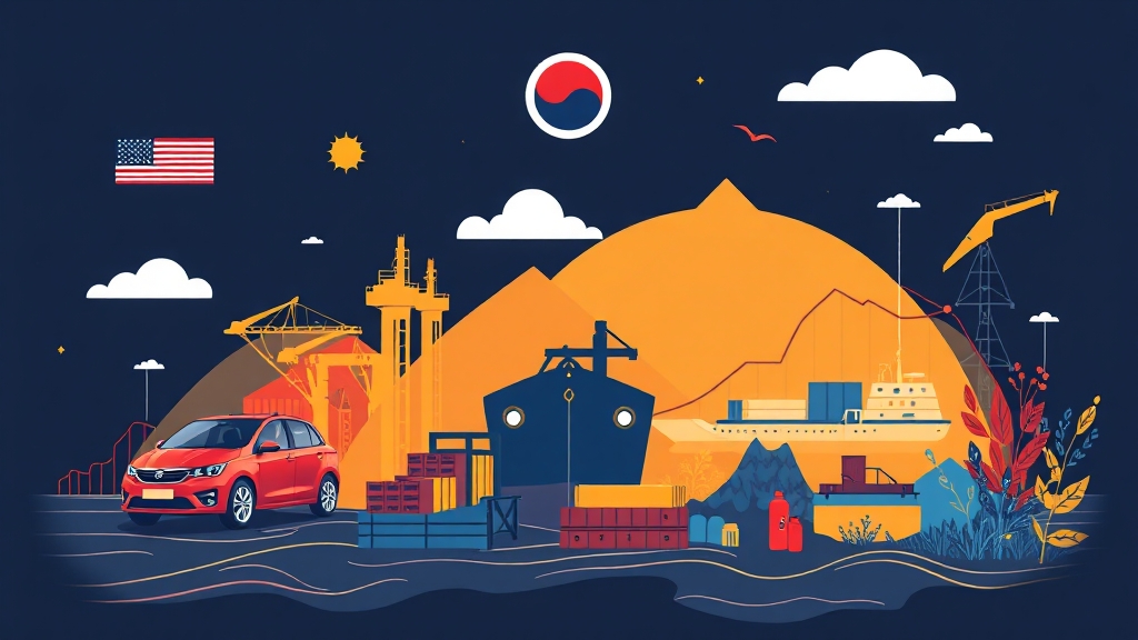 산업별 영향 분석 (illustration 스타일)