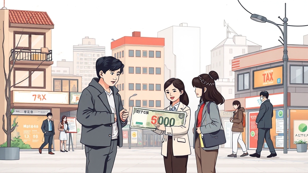 누가 주민세를 내야 할까요? (illustration 스타일)