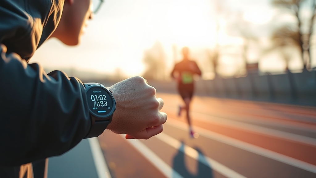 운동 기능 및 GPS 활용 팁 (realistic 스타일)