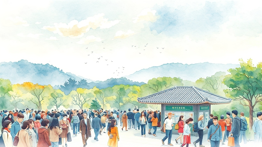주차 및 접근성 완벽 안내 (watercolor 스타일)