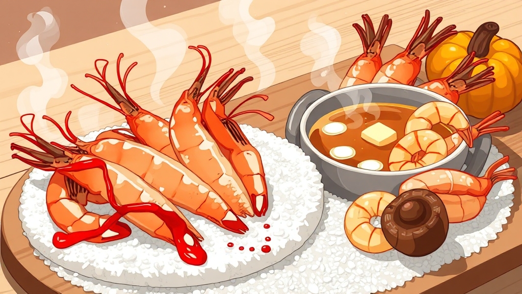 대하, 이렇게 먹으면 더 맛있다! (cartoon 스타일)