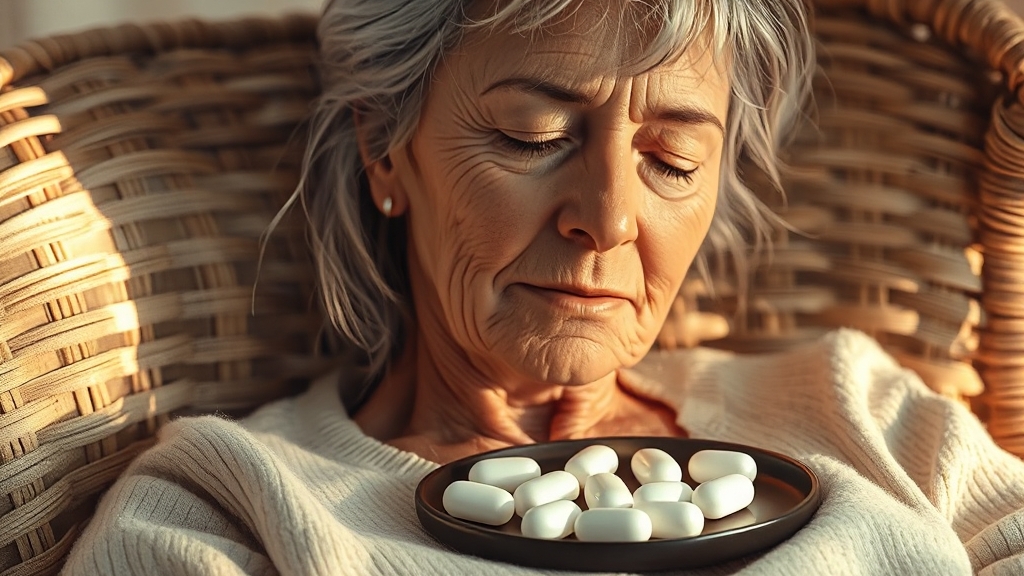 갱년기, 왜 영양제가 필요할까? (realistic 스타일)