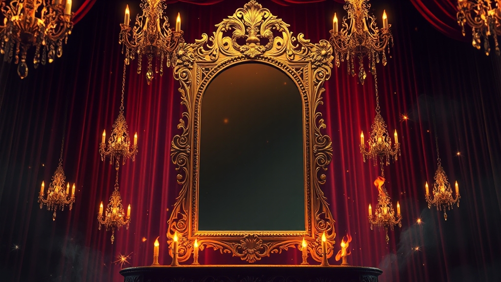 엔틱거울 무대 분석 (illustration 스타일)