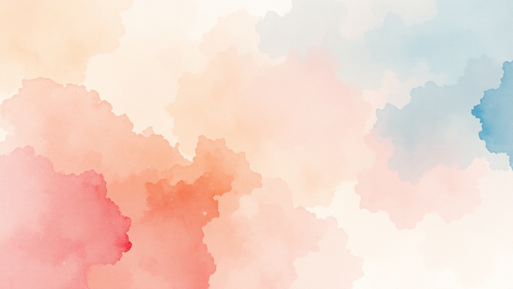 합병증 및 예방 방법 (watercolor 스타일)