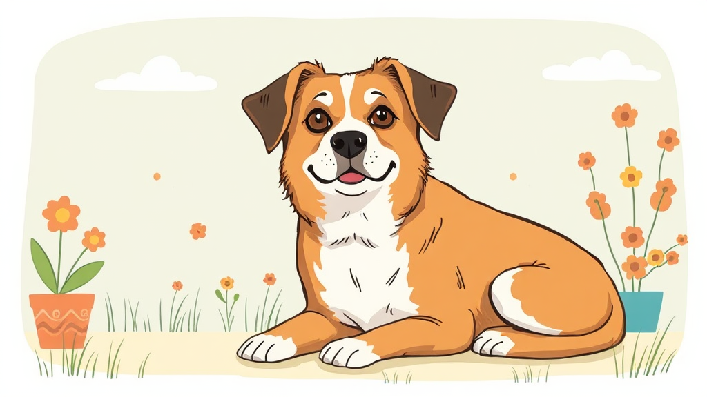 강아지 녹내장 수술, 과정과 회복은 어떻게 되나요? (illustration 스타일)