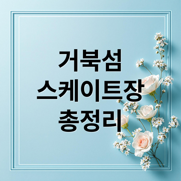 거북섬
스케이트장
총정리 (시흥거북섬 스케이트장 예약)