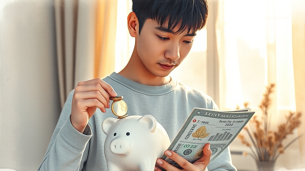 저축 및 지원금 적립 방식 상세 안내 (watercolor 스타일)