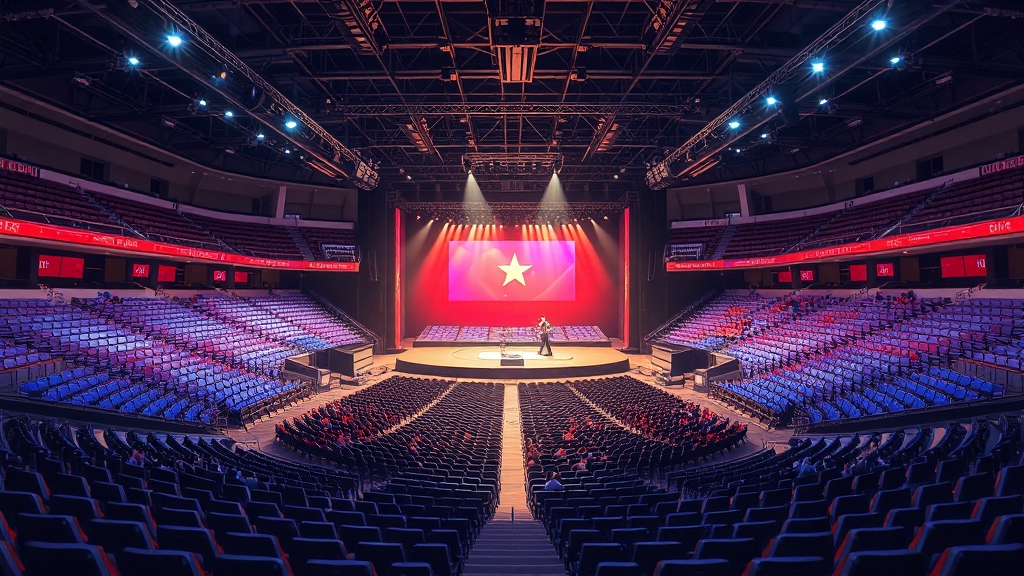 좌석 배치도 및 시야 정보 (realistic 스타일)