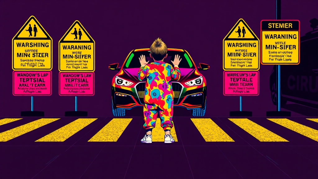 어린이보호구역 사고, 왜 심각할까요? (popart 스타일)