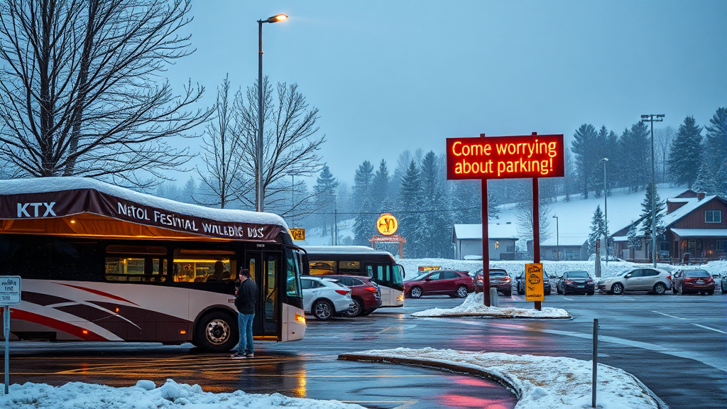 주차 정보 및 교통 안내 (realistic 스타일)