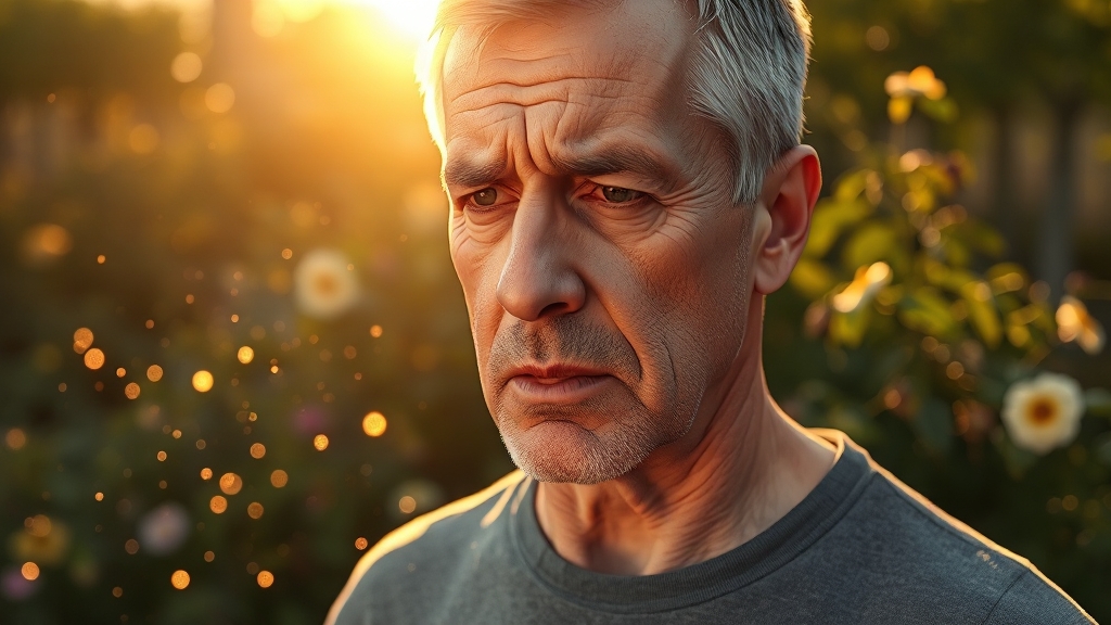 비염 원인과 증상 (realistic 스타일)