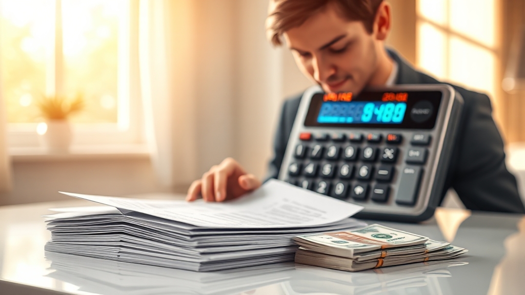 자동계산기 활용 꿀팁 & 절세 전략 (realistic 스타일)