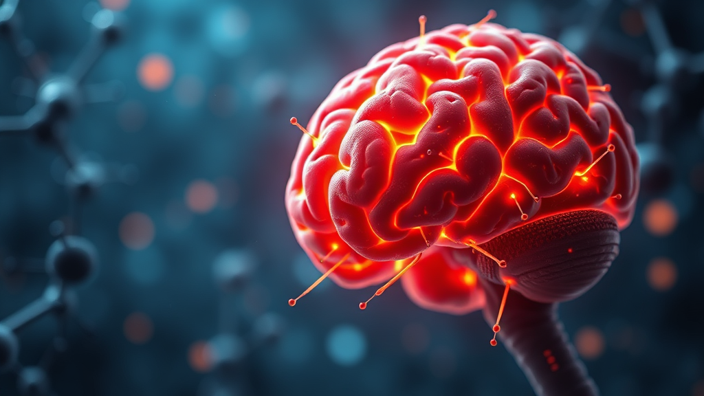 흐트러진 생체 시계, 치매 위험을 높이는 메커니즘 (realistic 스타일)