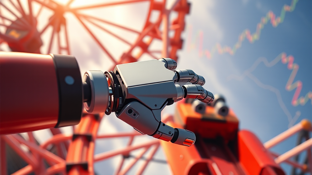 최근 주가, 왜 이렇게 변동이 심할까? (realistic 스타일)