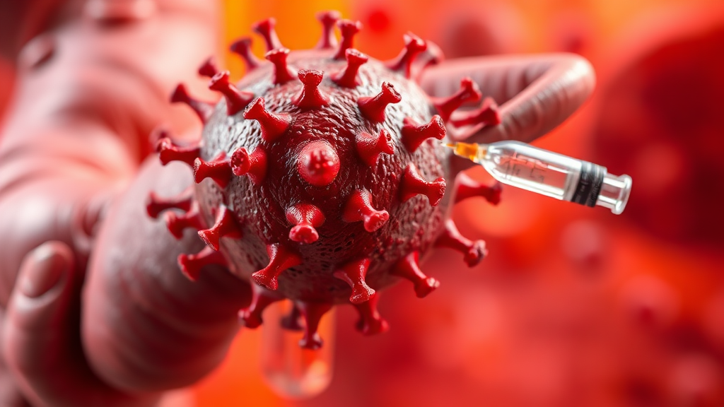 A형 간염 증상 및 진단 (realistic 스타일)