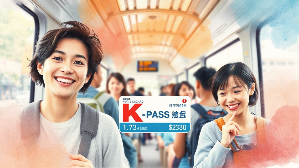 K패스 모두의카드 신청 자격 및 방법 (watercolor 스타일)