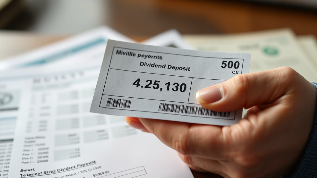 배당금 지급일 확인부터 입금까지: 상세 가이드 (realistic 스타일)