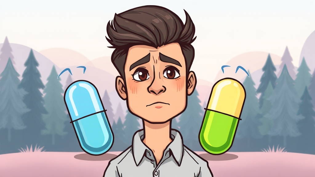 아보다트 vs 다른 탈모 치료제 (cartoon 스타일)