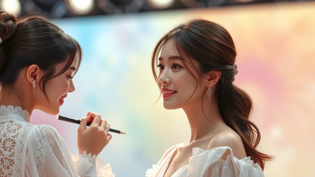 출연진 및 심사위원 (watercolor 스타일)