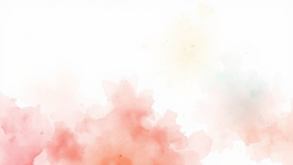 현금영수증 관련 자주 묻는 질문 (watercolor 스타일)