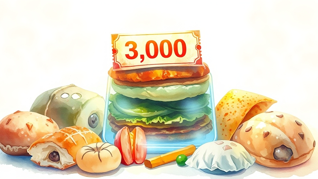 재배달 & 할인쿠폰 안내 (watercolor 스타일)