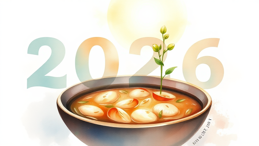 2026년, 행복한 새해를 향해! (watercolor 스타일)