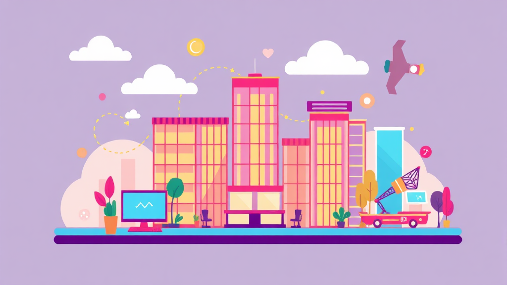 기업 환경에서의 보안 강화 및 통합 가능성 (cartoon 스타일)