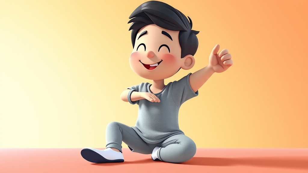 손목 건강 지키는 꿀팁! 주의사항! (cartoon 스타일)