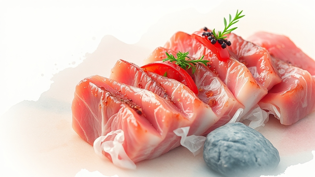 한우 맛의 비밀: 부위별 특징 (watercolor 스타일)