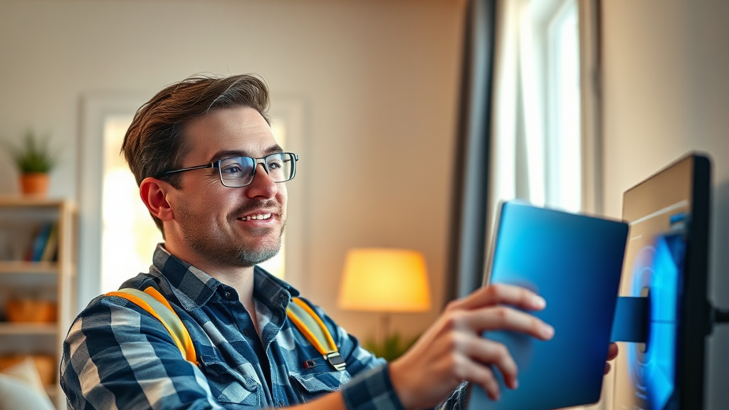 알뜰 인터넷 설치 과정과 기사 방문 모습