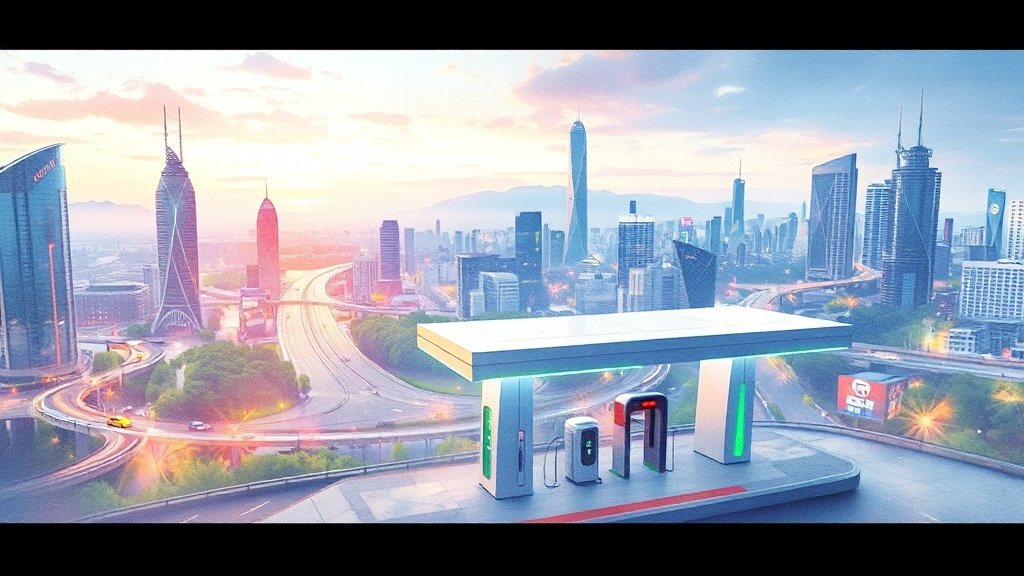 수소차 시장 현황 및 넥쏘 경쟁력 (watercolor 스타일)