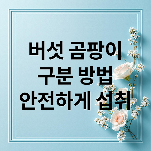 버섯 곰팡이
구분 방법
안전하게 섭취 (버섯의 곰팡이 냄새,그리고 곰팡이같은 흰포자 있을때 먹어도 될까?)