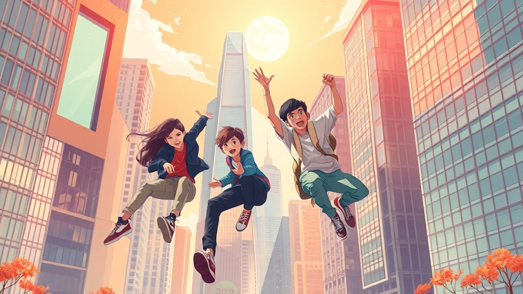 청년버팀목전세대출, 꿈을 향한 든든한 발판 (illustration 스타일)