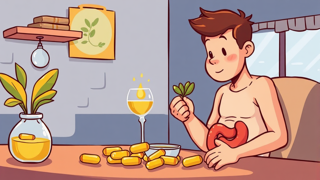 올리브오일 캡슐 섭취 방법과 효과 극대화 팁 (cartoon 스타일)