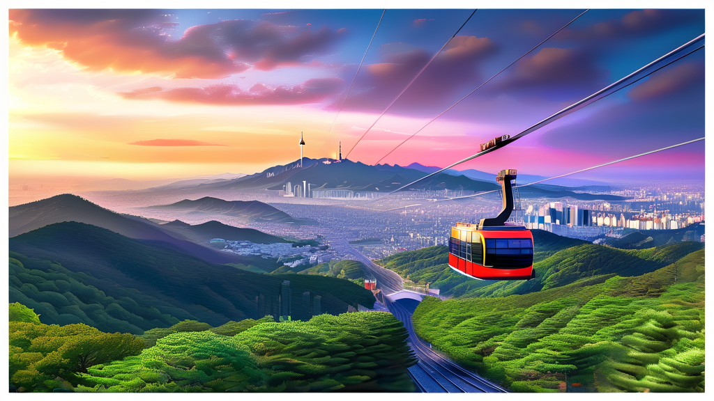 남산 케이블카 이용 팁과 주의사항 (realistic 스타일)