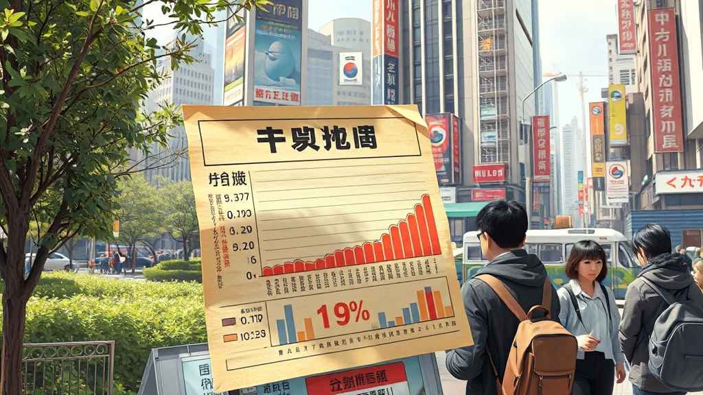 경제 및 금융 동향 (realistic 스타일)