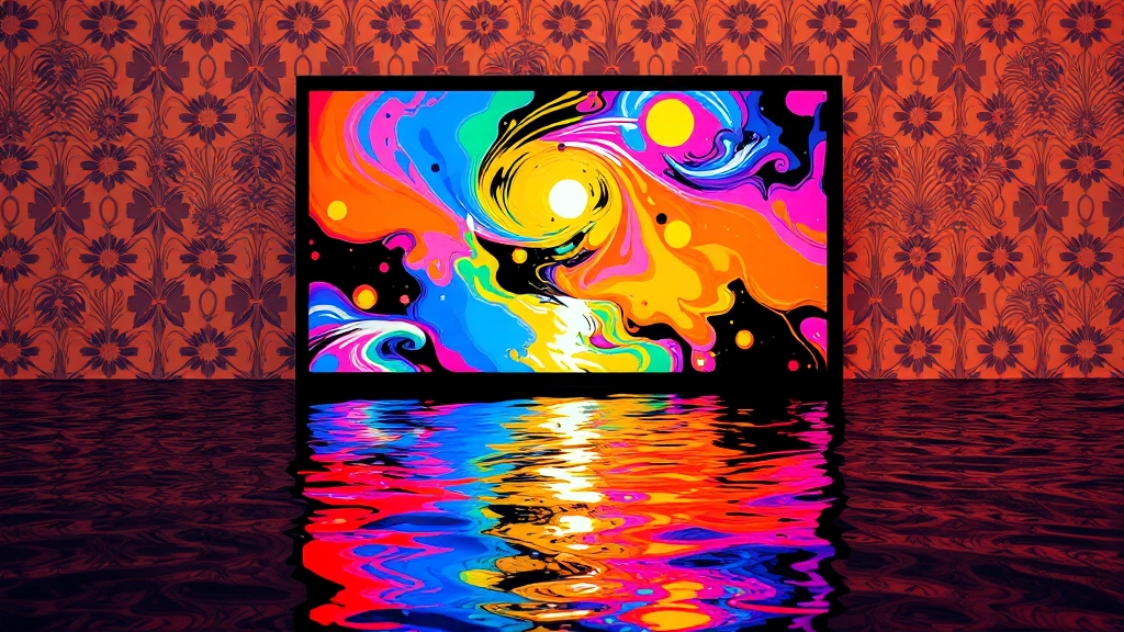 대표적인 인상주의 작품 속 빛의 분석 (popart 스타일)