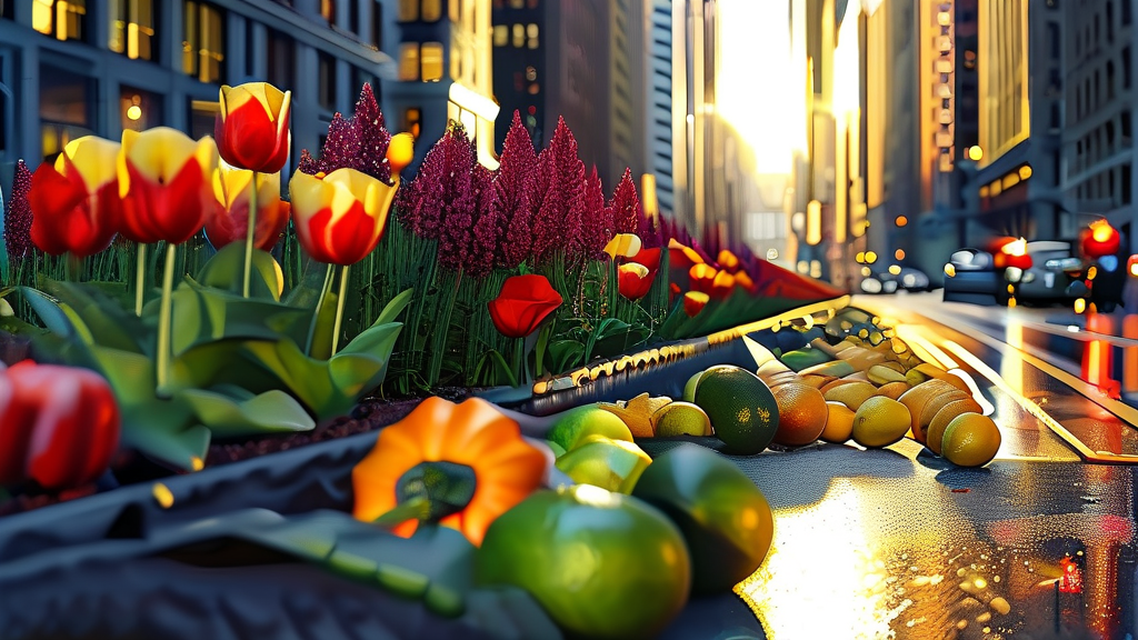 시장 반응과 전문가들의 전망 (realistic 스타일)